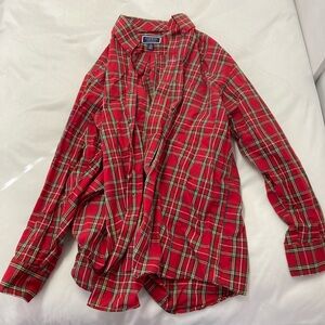 Checkered button down 17 32/33